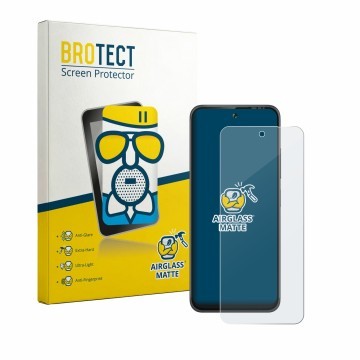 Front side of a product packaging with the brand logo BROTECT. Next to it is the device Gigaset GP20 shown with the correspond