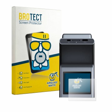 Parte frontale di una confezione del prodotto con il logo del marchio BROTECT. Accanto è raffigurato il dispositivo Botslab G3