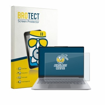 Vorderseite einer Produktverpackung mit dem Markenlogo BROTECT. Daneben ist das Gerät Lenovo ThinkBook 14 Gen 9 mit dem zugehö