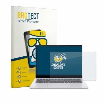 Vorderseite einer Produktverpackung mit dem Markenlogo BROTECT. Daneben ist das Gerät Acer Swift Spin 14 AI mit dem zugehörige