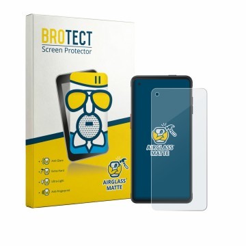 Vorderseite einer Produktverpackung mit dem Markenlogo BROTECT. Daneben ist das Gerät Samsung Galaxy XCover Pro (case-friendly