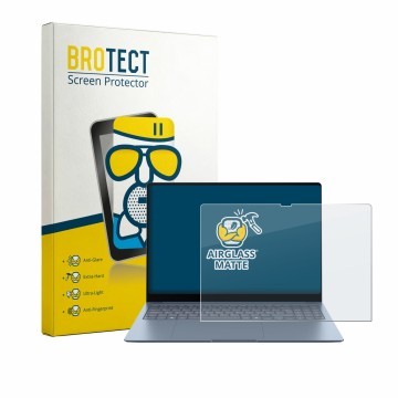 Vorderseite einer Produktverpackung mit dem Markenlogo BROTECT. Daneben ist das Gerät Samsung Galaxy Book6 Edge 16