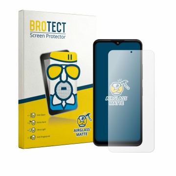 Vorderseite einer Produktverpackung mit dem Markenlogo BROTECT. Daneben ist das Gerät HMD Arc mit dem zugehörigen Displayschut