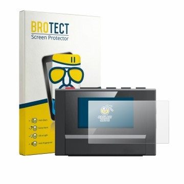 Parte frontale di una confezione del prodotto con il logo del marchio BROTECT. Accanto è raffigurato il dispositivo FiiO SnowS