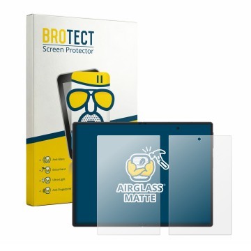 Parte frontal de un envase de producto con el logotipo de la marca BROTECT. Al lado se muestra el dispositivo Samsung Galaxy Z