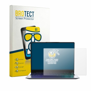 Vorderseite einer Produktverpackung mit dem Markenlogo BROTECT. Daneben ist das Gerät MEDION SPRCHRGD 14 S2 mit dem zugehörige