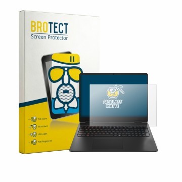 Parte frontale di una confezione del prodotto con il logo del marchio BROTECT. Accanto è raffigurato il dispositivo HP HyperX 