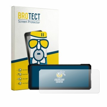 Face avant d’un emballage produit avec le logo de la marque BROTECT. À côté, l’appareil Jansite MT36 8.1
