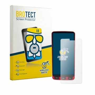 Vorderseite einer Produktverpackung mit dem Markenlogo BROTECT. Daneben ist das Gerät Olympia Neo Plus mit dem zugehörigen Dis