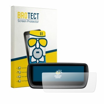 Front side of a product packaging with the brand logo BROTECT. Next to it is the device Harley Davidson Street Glide 2025 show