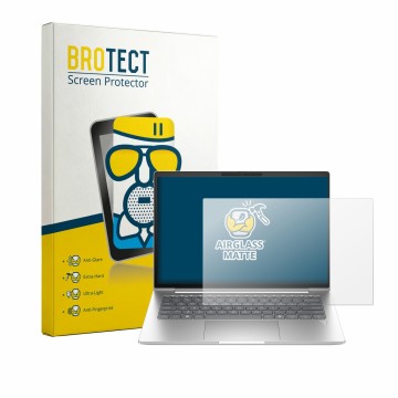 Vorderseite einer Produktverpackung mit dem Markenlogo BROTECT. Daneben ist das Gerät HP EliteBook 6 G2i 14