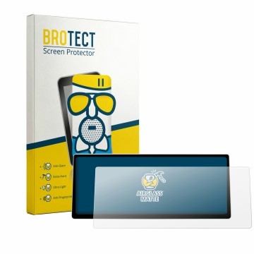 Vorderseite einer Produktverpackung mit dem Markenlogo BROTECT. Daneben ist das Gerät Ninetom 2016-2022 BMW X1 F48 Car Radio 1