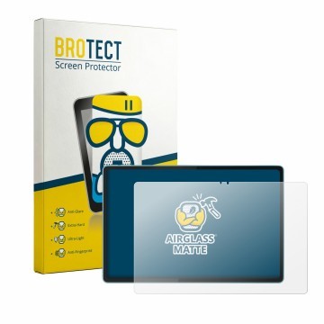 Face avant d’un emballage produit avec le logo de la marque BROTECT. À côté, l’appareil Motorola Moto Pad 70 Groove est représ