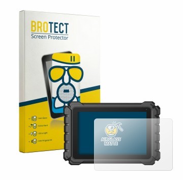 Parte frontal de un envase de producto con el logotipo de la marca BROTECT. Al lado se muestra el dispositivo Topdon ONE Plus 