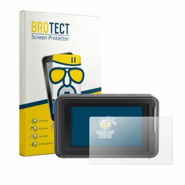 Parte frontal de un envase de producto con el logotipo de la marca BROTECT. Al lado se muestra el dispositivo Creality Pika co