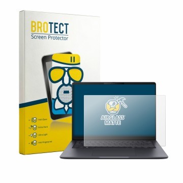 Vorderseite einer Produktverpackung mit dem Markenlogo BROTECT. Daneben ist das Gerät ASUS ExpertBook B3 Gen 2 B3405 mit dem z