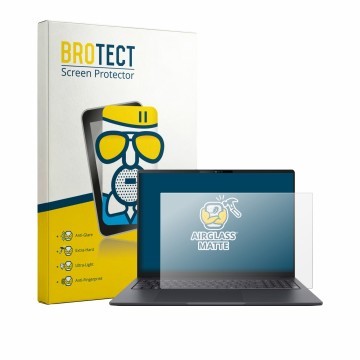 Parte frontale di una confezione del prodotto con il logo del marchio BROTECT. Accanto è raffigurato il dispositivo ASUS Exper
