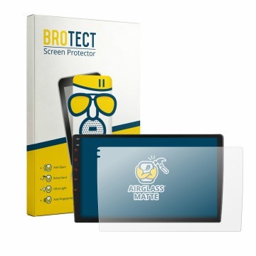 Front side of a product packaging with the brand logo BROTECT. Next to it is the device Junsun V1 Plus 9