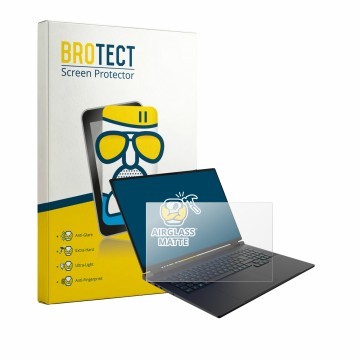 Vorderseite einer Produktverpackung mit dem Markenlogo BROTECT. Daneben ist das Gerät Captiva Entry Gaming I10-4468GE 18