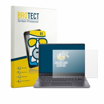 Parte frontale di una confezione del prodotto con il logo del marchio BROTECT. Accanto è raffigurato il dispositivo Acer Chrom