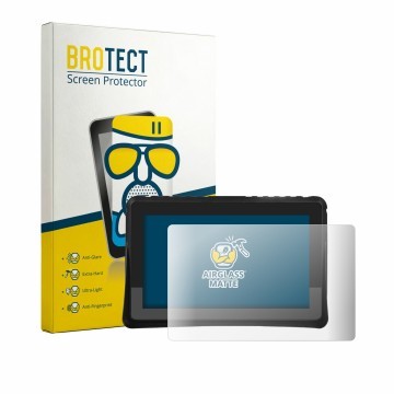 Front side of a product packaging with the brand logo BROTECT. Next to it is the device KOROBIE 84561278456 shown with the cor