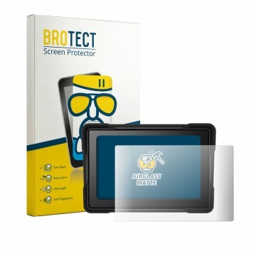 Front side of a product packaging with the brand logo BROTECT. Next to it is the device SageFurned 5
