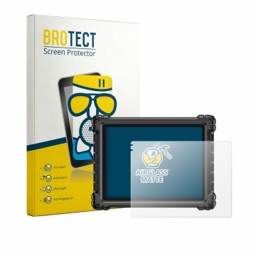 Front side of a product packaging with the brand logo BROTECT. Next to it is the device Autel MaxiSys Ultra S2 shown with the 