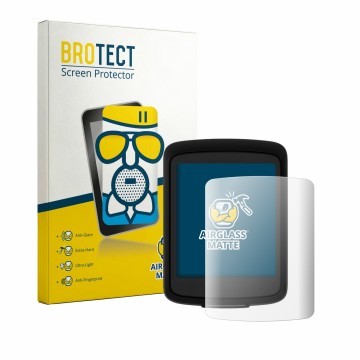 Parte frontale di una confezione del prodotto con il logo del marchio BROTECT. Accanto è raffigurato il dispositivo Bryton Rid