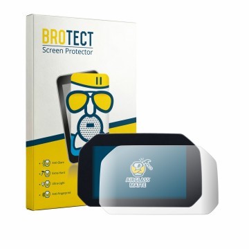 Vorderseite einer Produktverpackung mit dem Markenlogo BROTECT. Daneben ist das Gerät BMW F 450 R TFT-Display 6.5