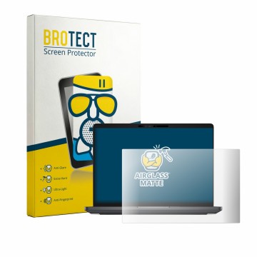 Parte frontale di una confezione del prodotto con il logo del marchio BROTECT. Accanto è raffigurato il dispositivo Dell Pro P