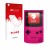 Front side of a product packaging with the brand logo upscreen. Next to it is the device Nintendo Gameboy Color shown with the