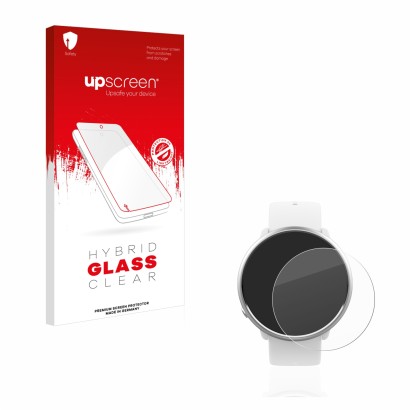 Front side of a product packaging with the brand logo upscreen. Next to it is the device Polar Ignite shown with the correspon
