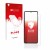 Vorderseite einer Produktverpackung mit dem Markenlogo upscreen. Daneben ist das Gerät Samsung Galaxy Z Flip mit dem zugehörig