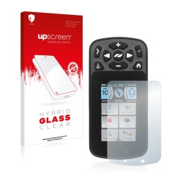 Front side of a product packaging with the brand logo upscreen. Next to it is the device Minn Kota I-Pilot Link shown with the