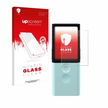 Front side of a product packaging with the brand logo upscreen. Next to it is the device Vasco Translator M3 shown with the co