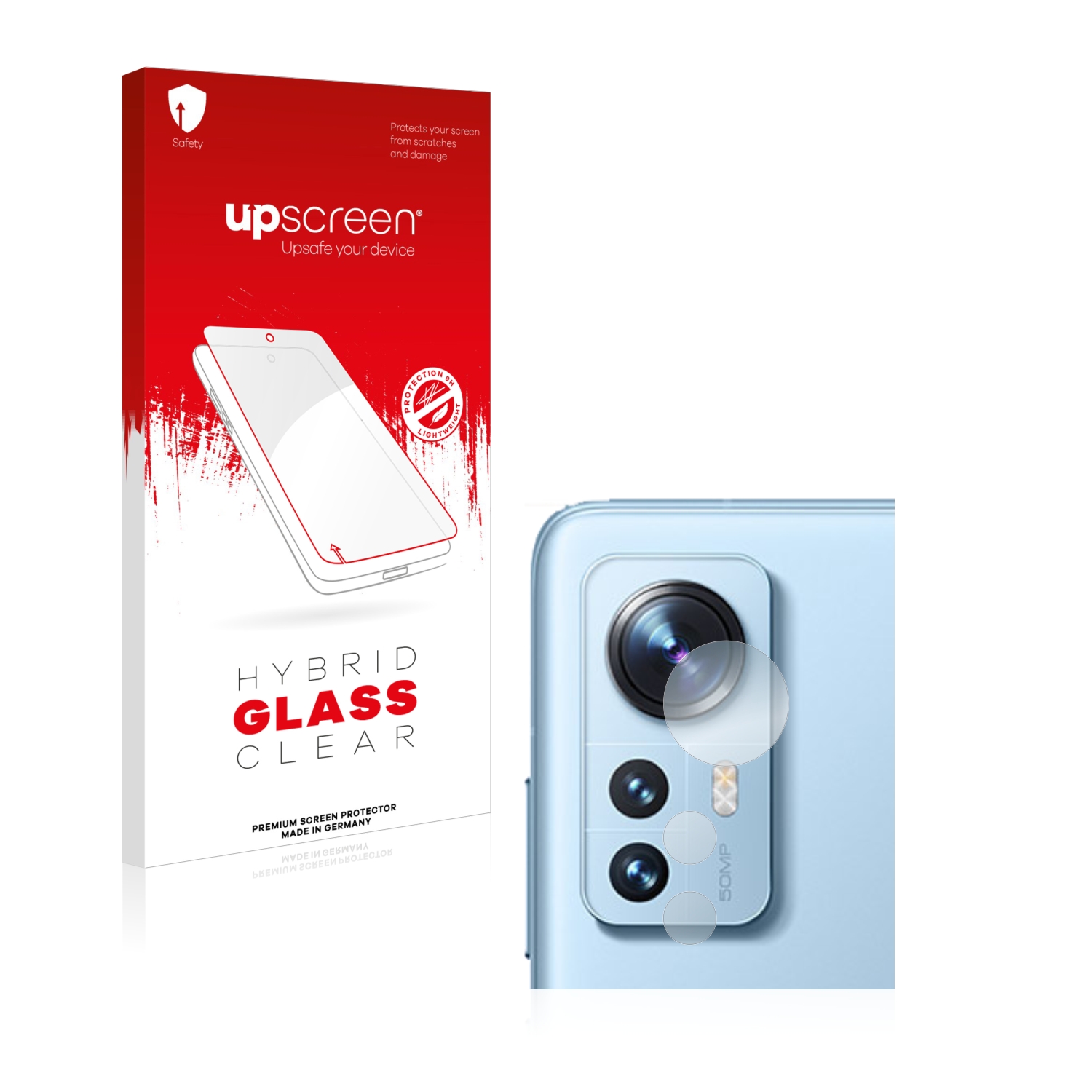 upscreen Hybrid Glass Clear Premium Protector pantalla de cristal vidrio  para Apple iPhone 13 Pro Max