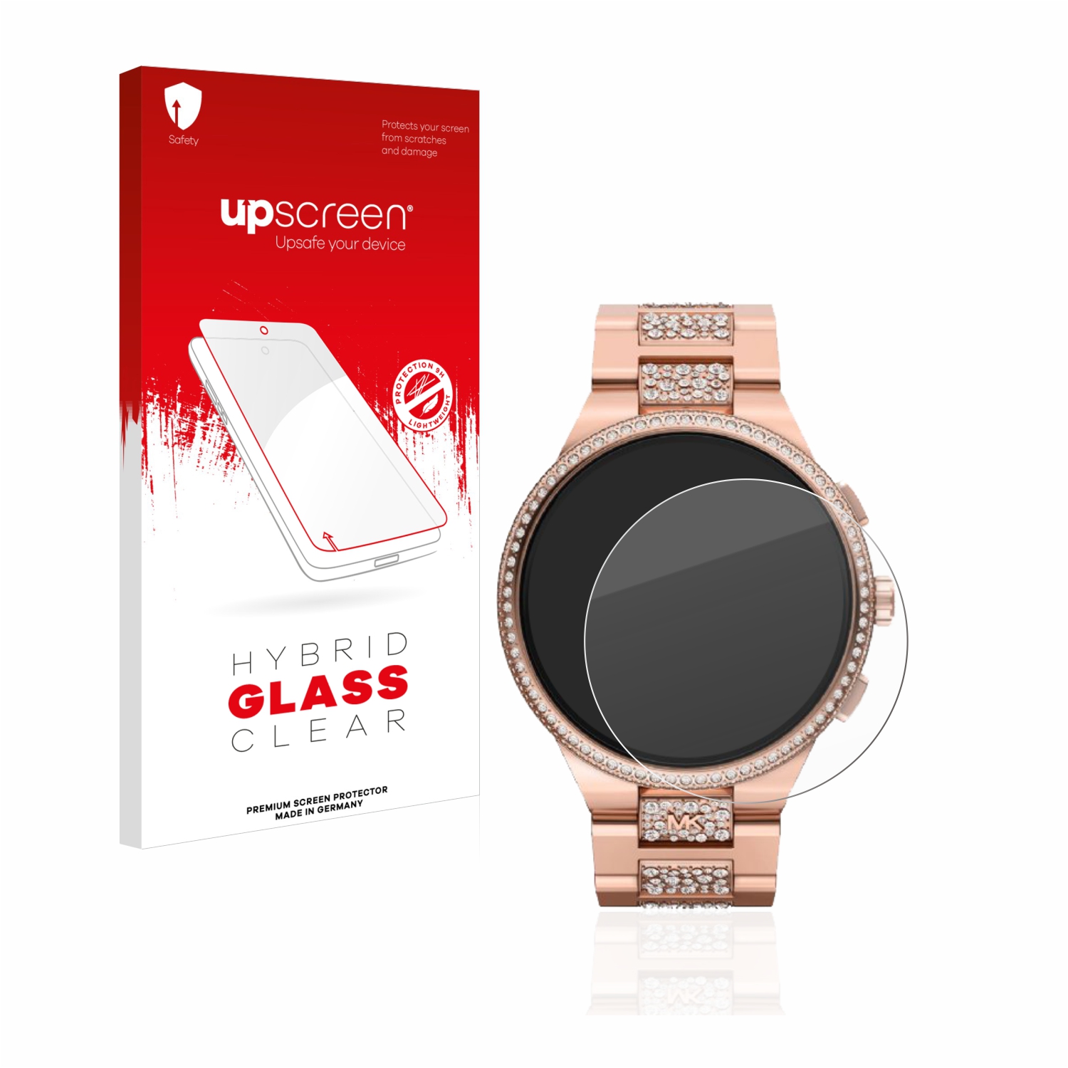 upscreen Hybrid Glass Clear Premium Glass Screen Protector for