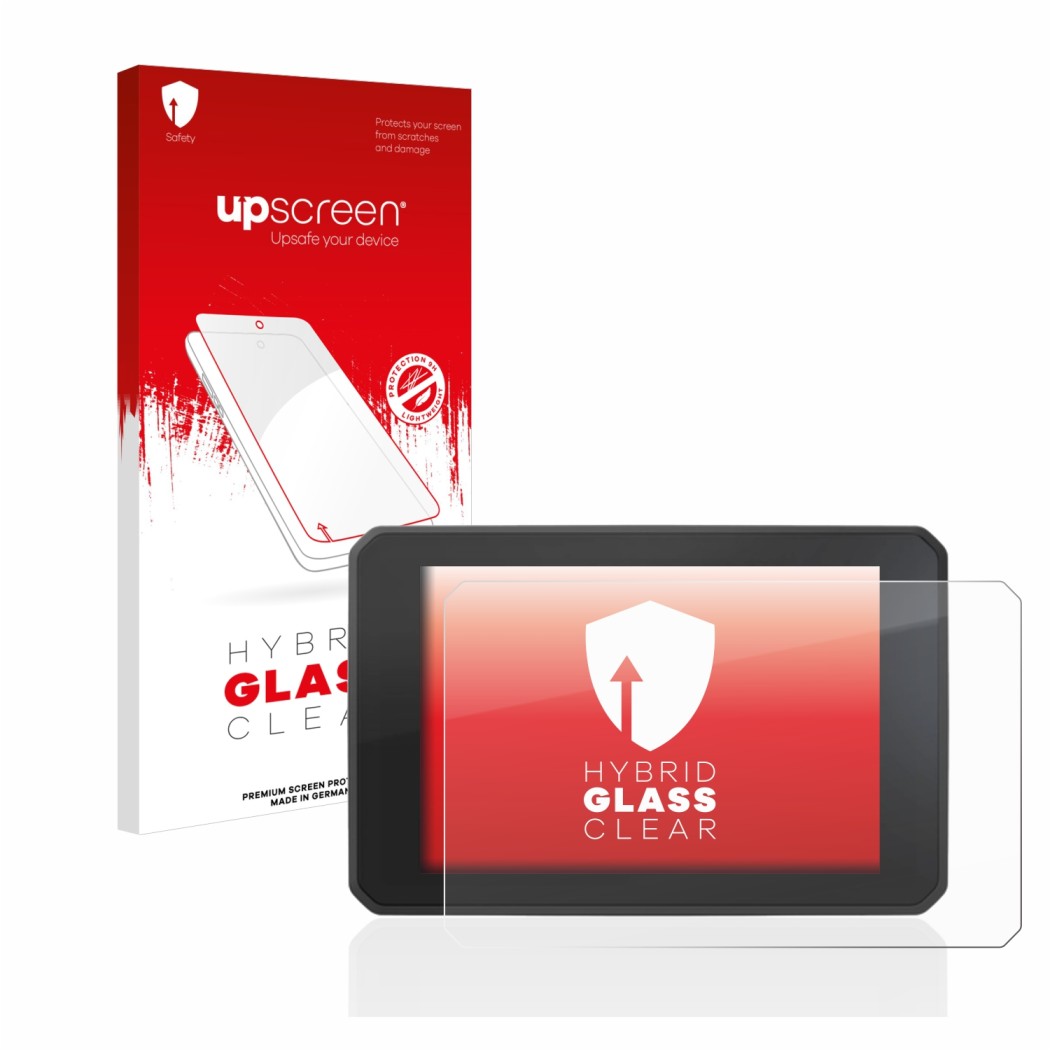 Front side of a product packaging with the brand logo upscreen. Next to it is the device FIT-EBIKE Display Comfort shown with 
