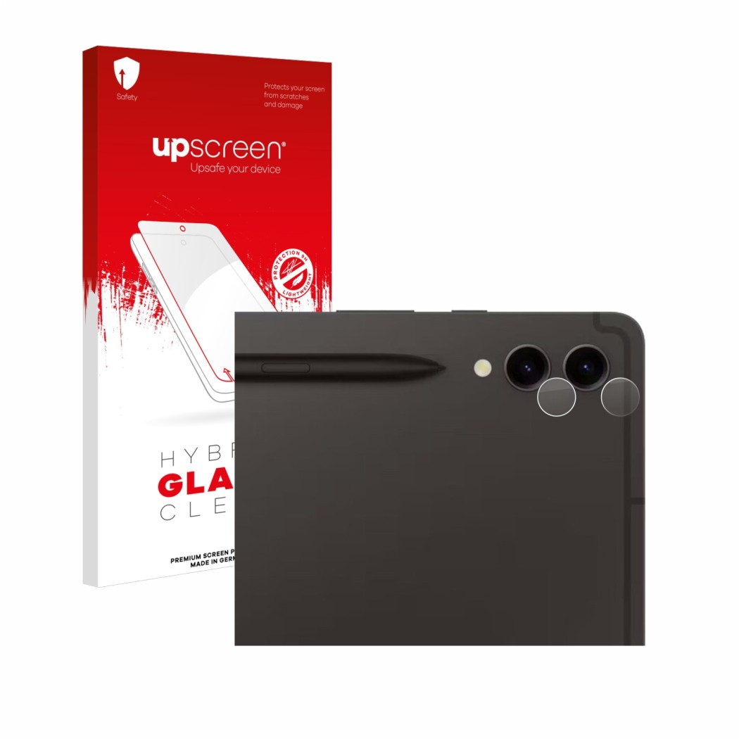 upscreen Hybrid Glass Clear Premium Protection d'écran en verre pour  Samsung Galaxy Tab S9 Plus 5G (Caméra UNIQUEMENT)