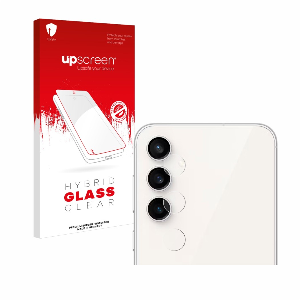 upscreen Hybrid Glass Clear Premium Protection d'écran en verre pour Samsung  Galaxy S23 FE (Caméra UNIQUEMENT)