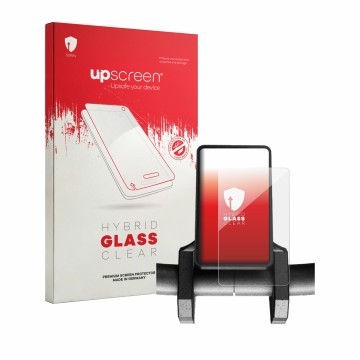 Face avant d’un emballage produit avec le logo de la marque upscreen. À côté, l’appareil Joyor S5 V2 est représenté avec la pr