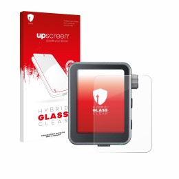 Face avant d’un emballage produit avec le logo de la marque upscreen. À côté, l’appareil Godox X3 Pro est représenté avec la p