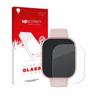 Face avant d’un emballage produit avec le logo de la marque upscreen. À côté, l’appareil Mingtawn T8 1.83