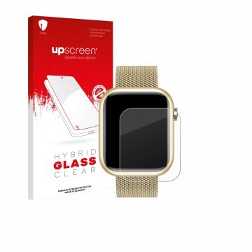 Face avant d’un emballage produit avec le logo de la marque upscreen. À côté, l’appareil Taopon G104 1.83