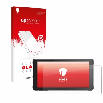 Vorderseite einer Produktverpackung mit dem Markenlogo upscreen. Daneben ist das Gerät Interphone RideSync mit dem zugehörigen