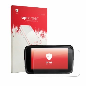 Vorderseite einer Produktverpackung mit dem Markenlogo upscreen. Daneben ist das Gerät Kymco CV3 575 2026 mit dem zugehörigen 