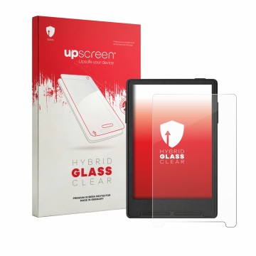 Vorderseite einer Produktverpackung mit dem Markenlogo upscreen. Daneben ist das Gerät Xteink X3 mit dem zugehörigen Displaysc