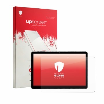 Parte frontale di una confezione del prodotto con il logo del marchio upscreen. Accanto è raffigurato il dispositivo Mentume K