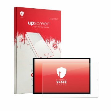 Parte frontale di una confezione del prodotto con il logo del marchio upscreen. Accanto è raffigurato il dispositivo Skyegg K1