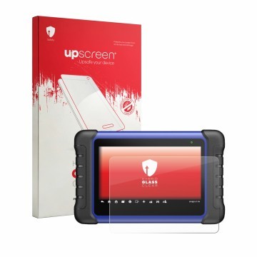 Vorderseite einer Produktverpackung mit dem Markenlogo upscreen. Daneben ist das Gerät Autel MaxiIM IM508S mit dem zugehörigen